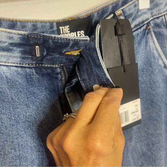 The Kooples low rise relaxed blue denim jeans size 26 NWT - Picture 9 of 10